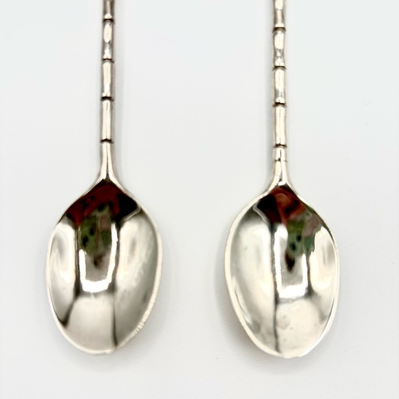 Set of 2 Stirring Spoons With Teapots on Handle - Picture 3 of 5